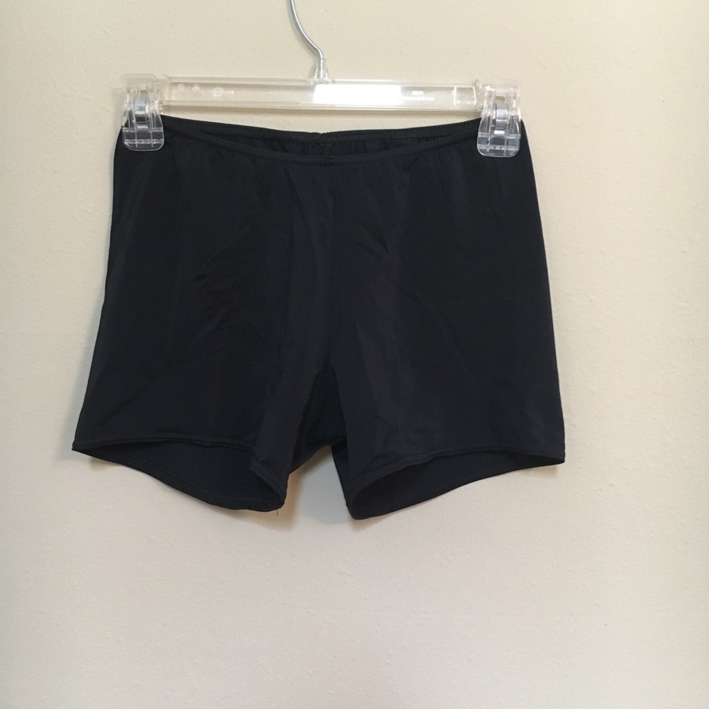 Black booty short